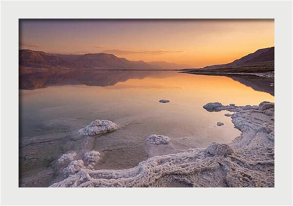 Golden Hour Over The Dead Sea