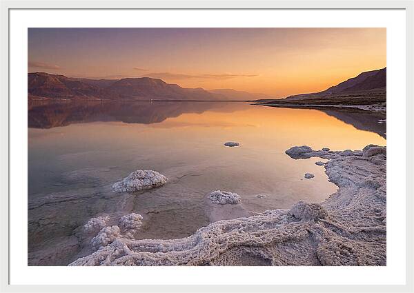 Golden Hour Over The Dead Sea