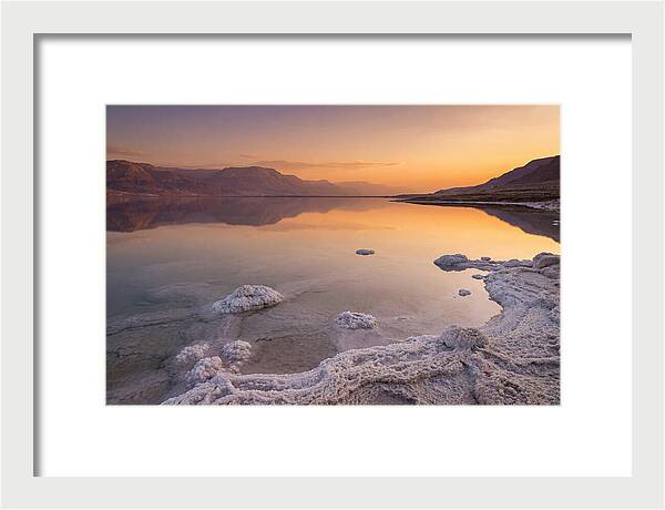 Golden Hour Over The Dead Sea