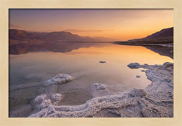 Golden Hour Over The Dead Sea