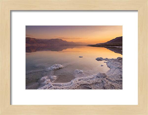 Golden Hour Over The Dead Sea