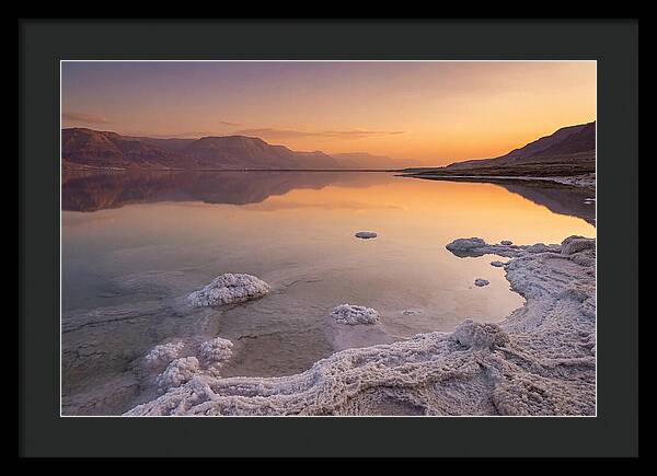Golden Hour Over The Dead Sea