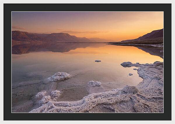 Golden Hour Over The Dead Sea