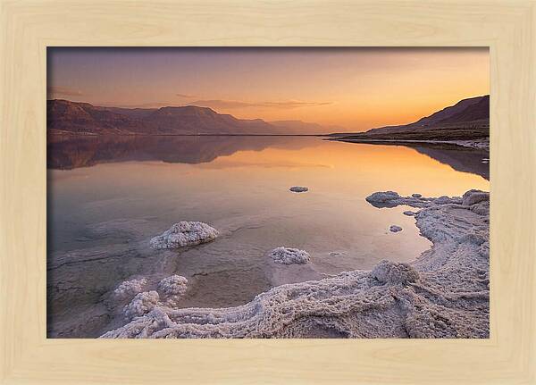 Golden Hour Over The Dead Sea