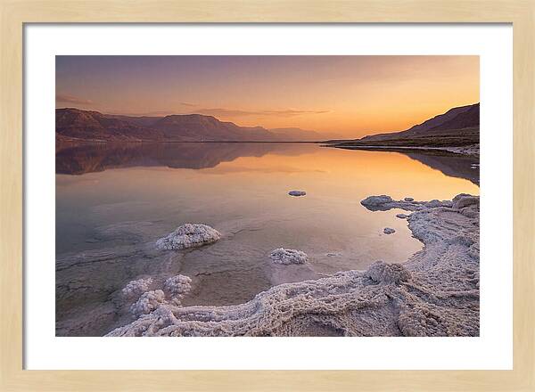 Golden Hour Over The Dead Sea