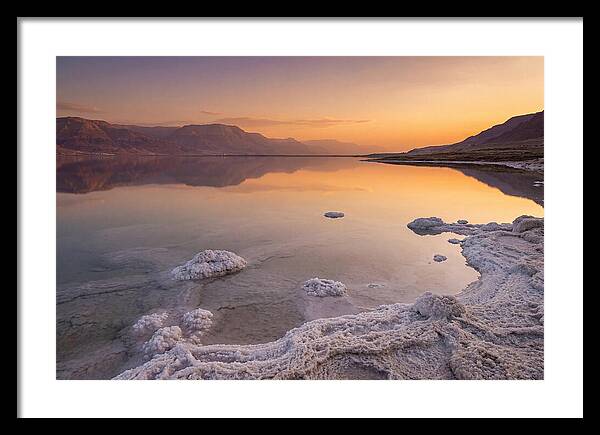 Golden Hour Over The Dead Sea
