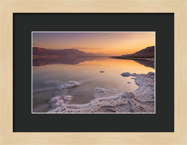 Golden Hour Over The Dead Sea