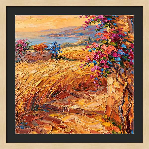 Golden Mediterranean Landscape