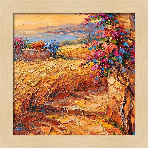 Golden Mediterranean Landscape