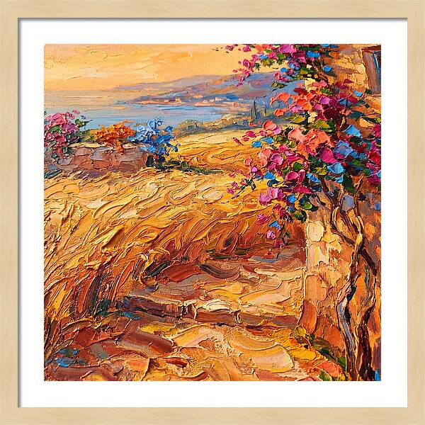 Golden Mediterranean Landscape