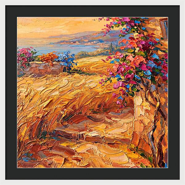 Golden Mediterranean Landscape