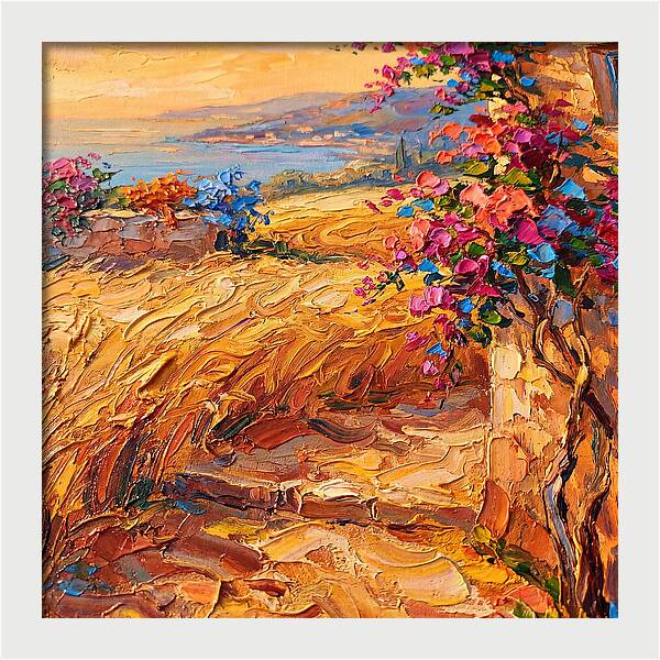 Golden Mediterranean Landscape