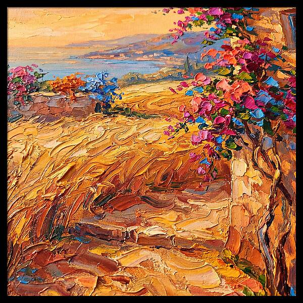 Golden Mediterranean Landscape