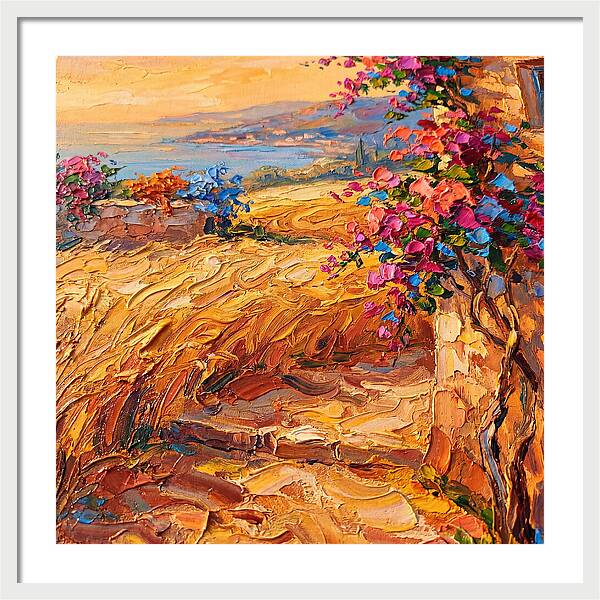 Golden Mediterranean Landscape