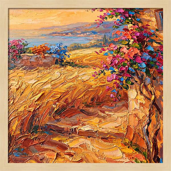 Golden Mediterranean Landscape