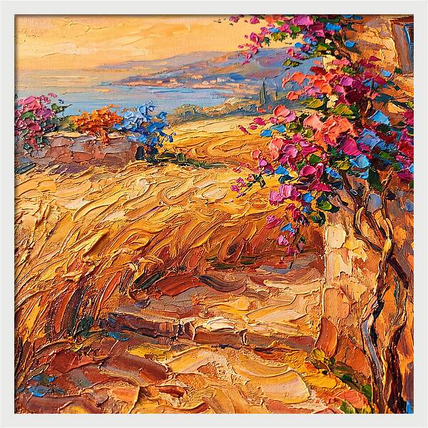 Golden Mediterranean Landscape
