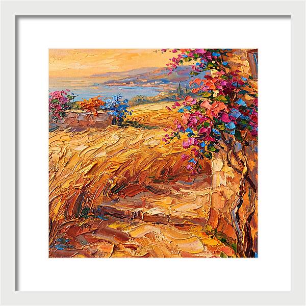 Golden Mediterranean Landscape