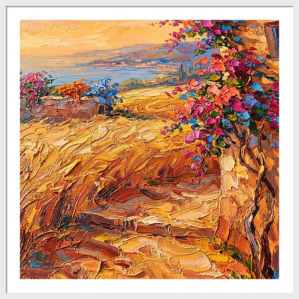 Golden Mediterranean Landscape