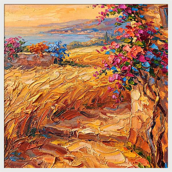 Golden Mediterranean Landscape