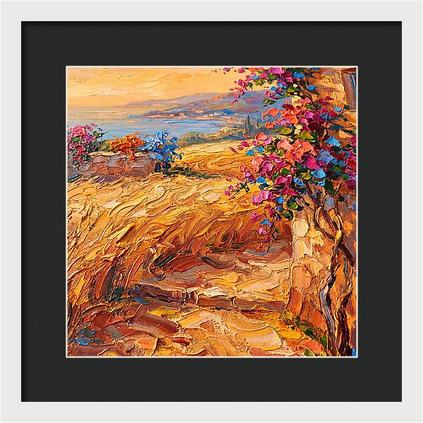 Golden Mediterranean Landscape