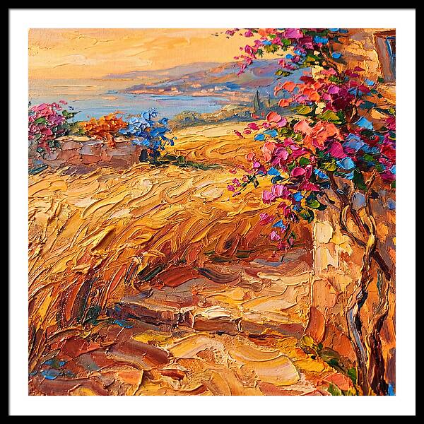 Golden Mediterranean Landscape