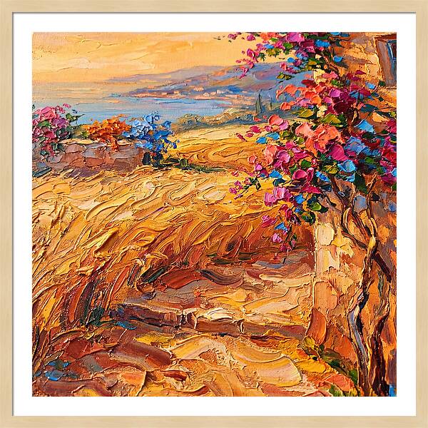 Golden Mediterranean Landscape