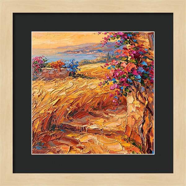 Golden Mediterranean Landscape