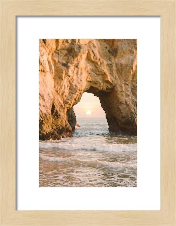Golden Portal At Big Sur
