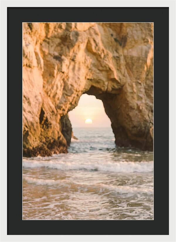 Golden Portal At Big Sur