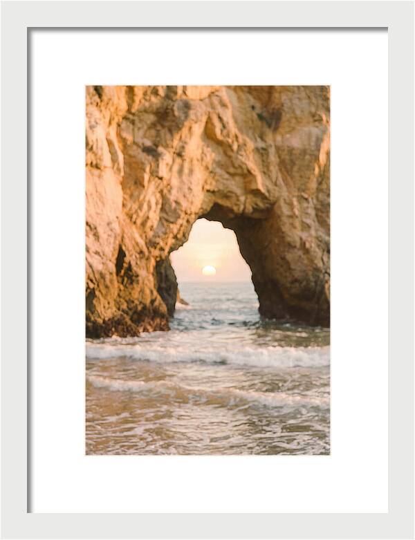 Golden Portal At Big Sur