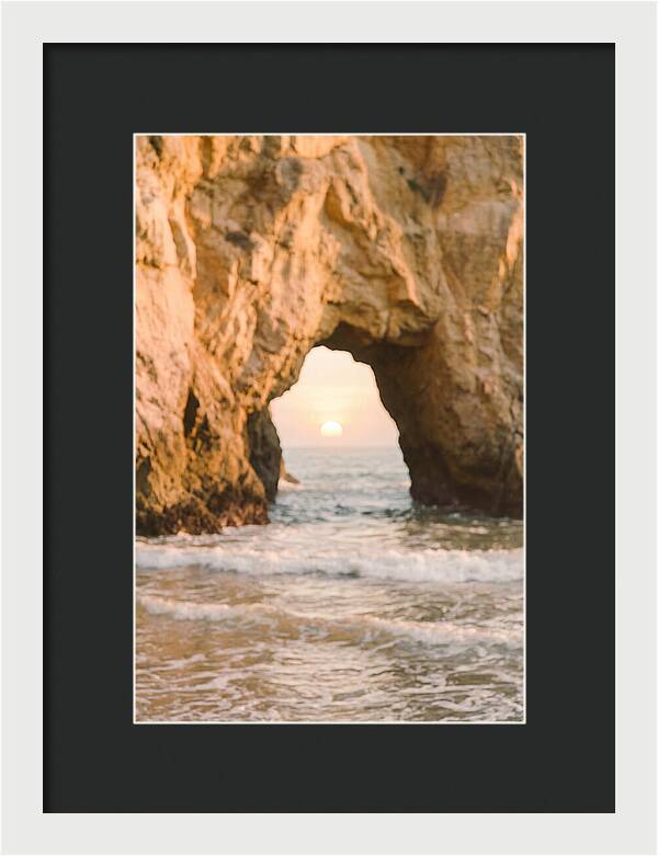 Golden Portal At Big Sur