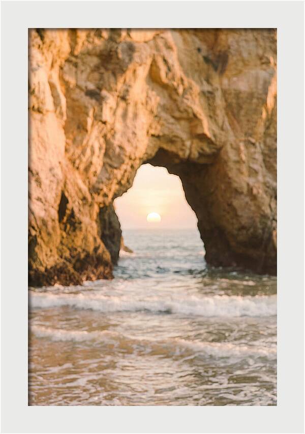 Golden Portal At Big Sur