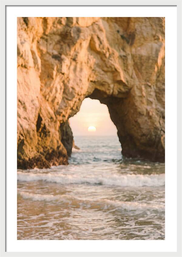 Golden Portal At Big Sur