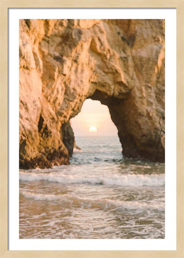 Golden Portal At Big Sur