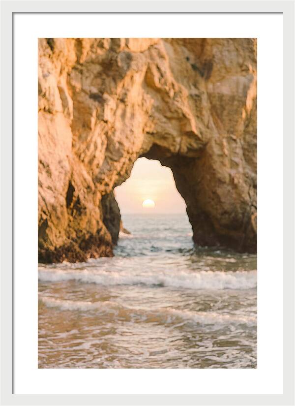 Golden Portal At Big Sur