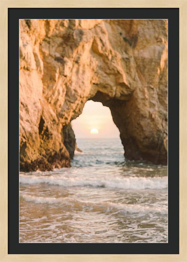 Golden Portal At Big Sur