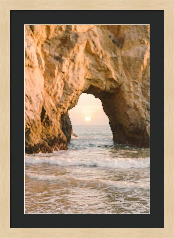 Golden Portal At Big Sur