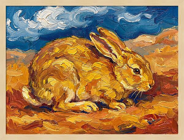 Golden Rabbit In The Mediterranean