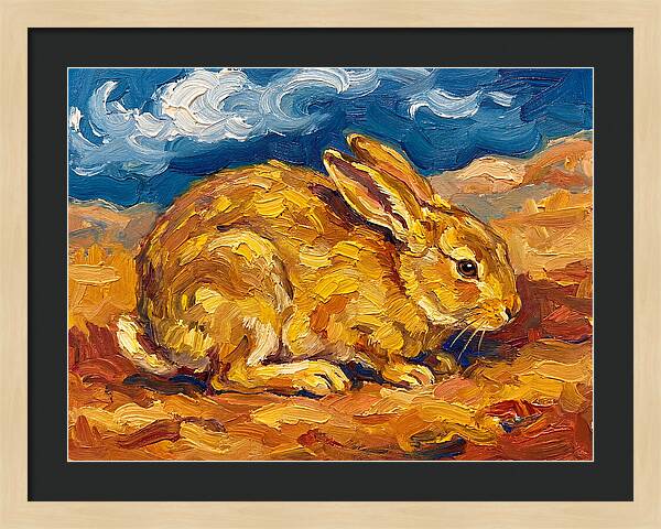 Golden Rabbit In The Mediterranean
