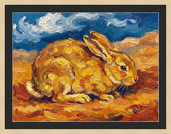 Golden Rabbit In The Mediterranean