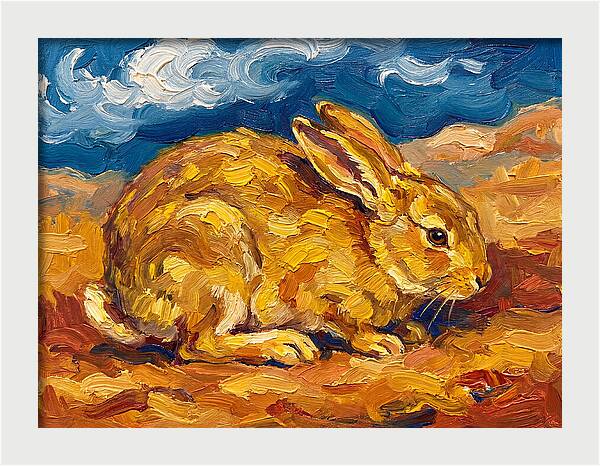 Golden Rabbit In The Mediterranean