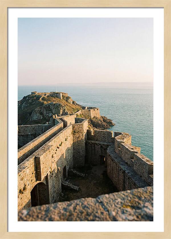 Golden Ramparts Of Mont Saint Michel