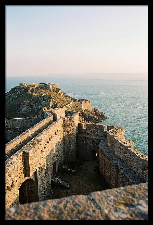 Golden Ramparts Of Mont Saint Michel