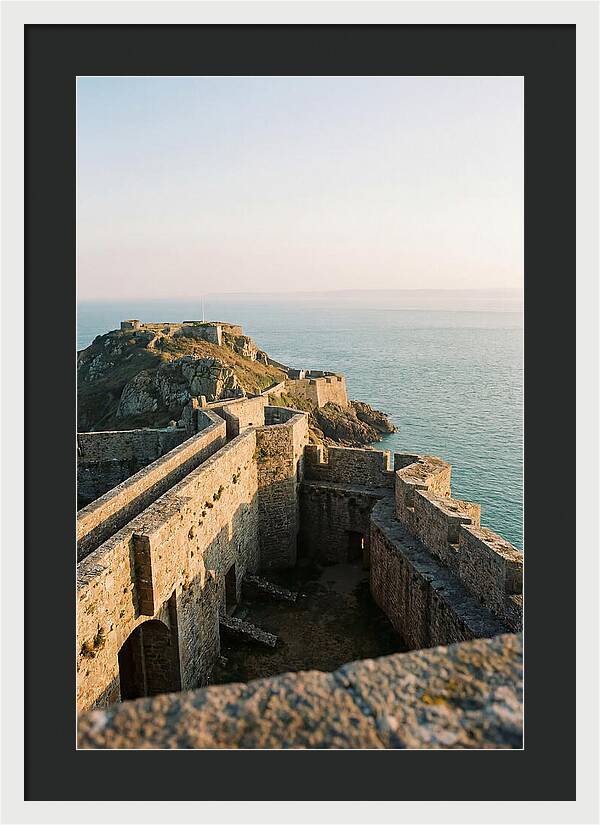 Golden Ramparts Of Mont Saint Michel