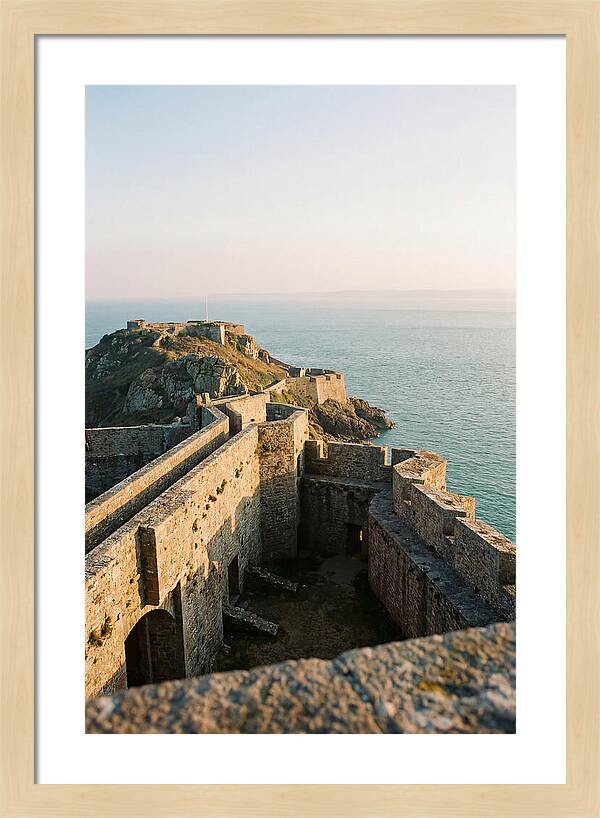 Golden Ramparts Of Mont Saint Michel