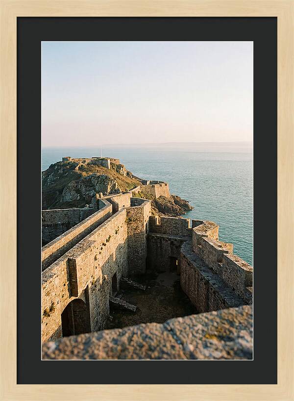Golden Ramparts Of Mont Saint Michel