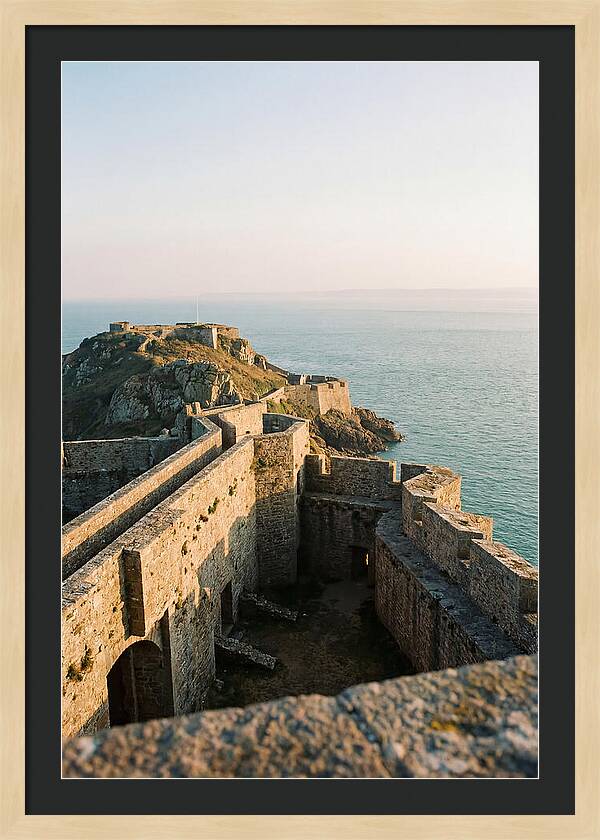 Golden Ramparts Of Mont Saint Michel