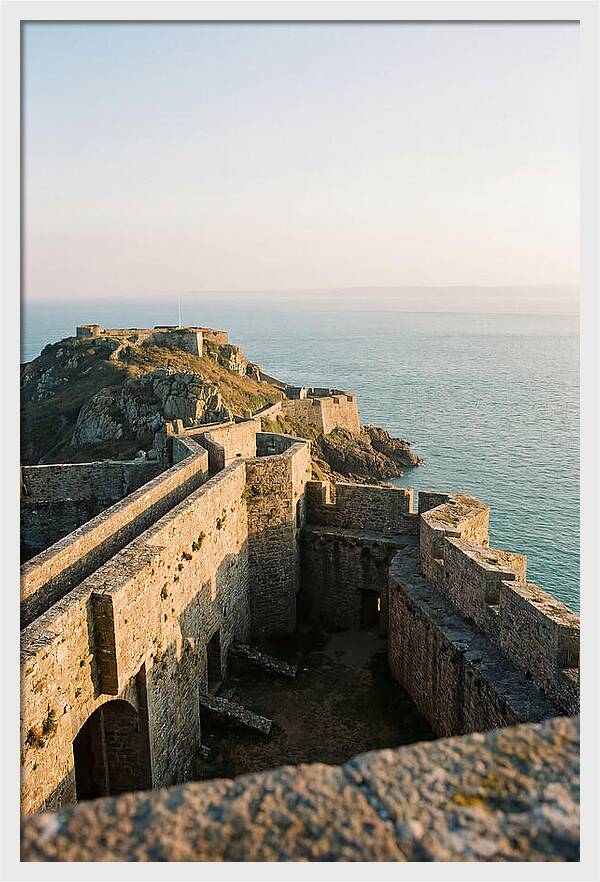 Golden Ramparts Of Mont Saint Michel