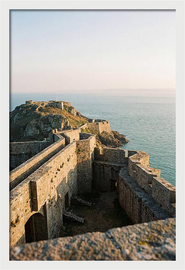 Golden Ramparts Of Mont Saint Michel