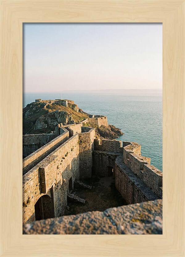 Golden Ramparts Of Mont Saint Michel